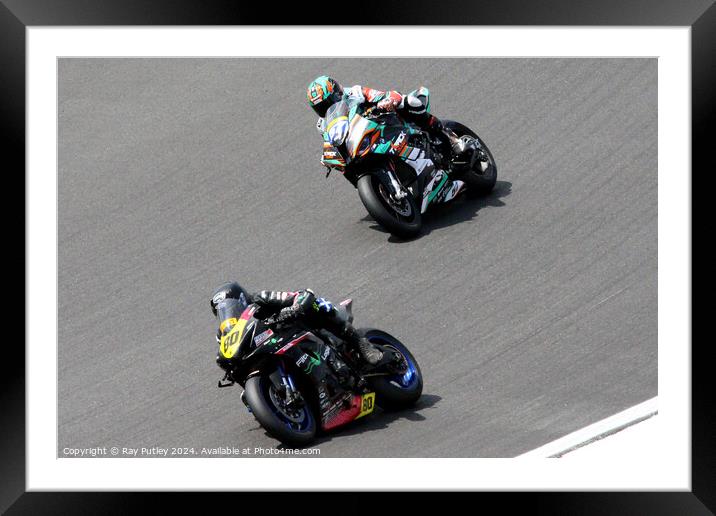 Pirelli National Superstock Championship - Brands Hatch 2023 Framed Mounted Print by Ray Putley