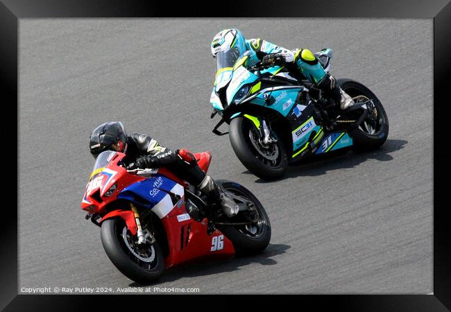 Pirelli National Superstock Championship - Brands Hatch 2023 Framed Print by Ray Putley