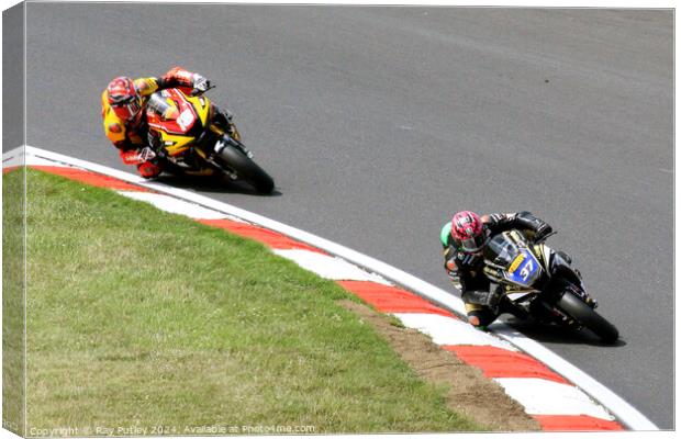 Pirelli National Superstock Championship - Brands Hatch 2023 Canvas Print by Ray Putley