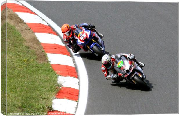 Pirelli National Superstock Championship - Brands Hatch 2023 Canvas Print by Ray Putley