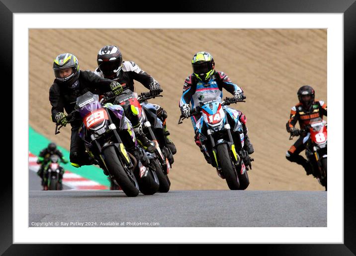 ABK Beer 0% BMW Motorrad F 900 R Cup - Brands Hatch 2023 Framed Mounted Print by Ray Putley