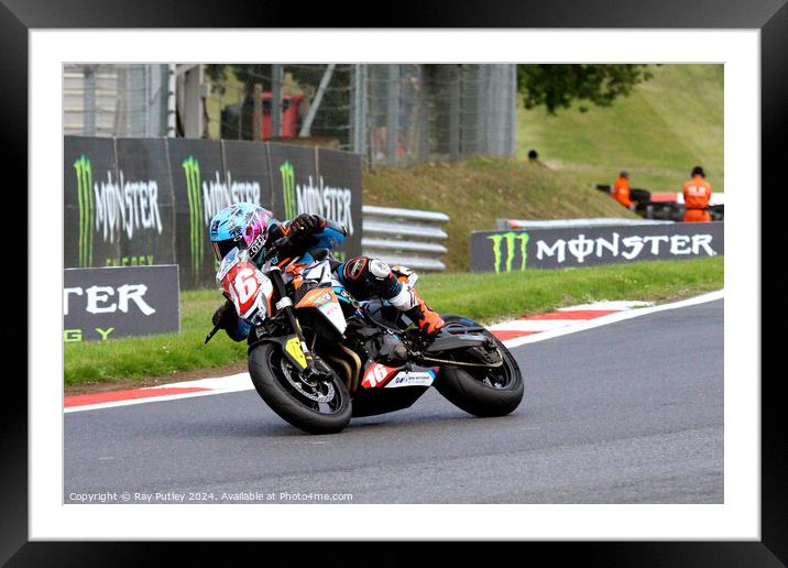 ABK Beer 0% BMW Motorrad F 900 R Cup - Brands Hatch 2023 Framed Mounted Print by Ray Putley