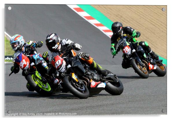 ABK Beer 0% BMW Motorrad F 900 R Cup - Brands Hatch 2023 Acrylic by Ray Putley