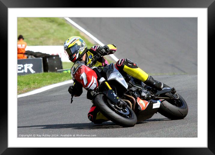ABK Beer 0% BMW Motorrad F 900 R Cup - Brands Hatch 2023 Framed Mounted Print by Ray Putley