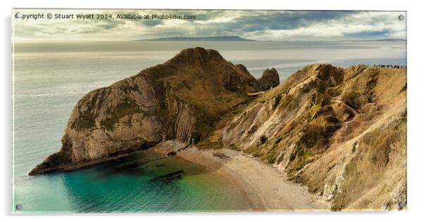 Jurassic Coast,  Dorset Acrylic by Stuart Wyatt