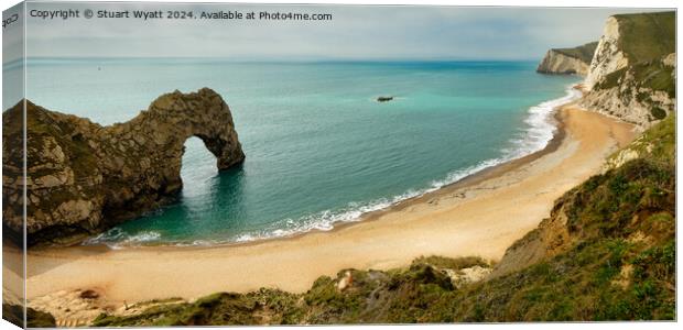 Durdle Dor, Dorset Canvas Print by Stuart Wyatt