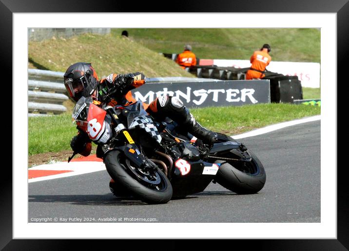 ABK Beer 0% BMW Motorrad F 900 R Cup - Brands Hatch 2023 Framed Mounted Print by Ray Putley