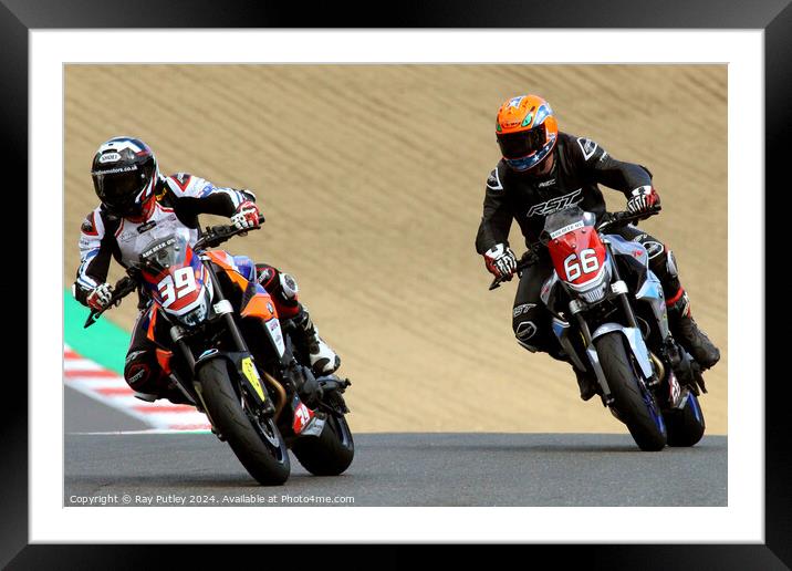 ABK Beer 0% BMW Motorrad F 900 R Cup - Brands Hatch 2023 Framed Mounted Print by Ray Putley