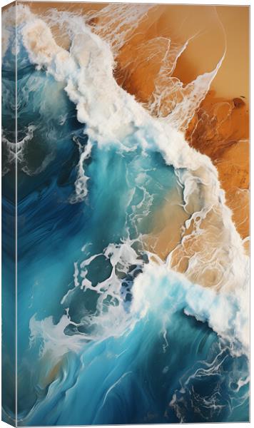 Sandy Beach Canvas Print by Bahadir Yeniceri