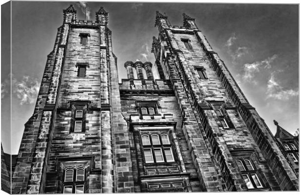 New College The University of Edinburgh Canvas Print by Darren Galpin