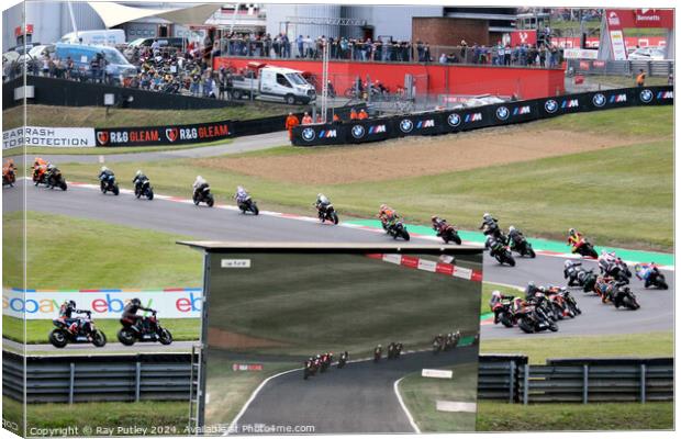 ABK Beer 0% BMW Motorrad F 900 R Cup - Brands Hatch 2023 Canvas Print by Ray Putley