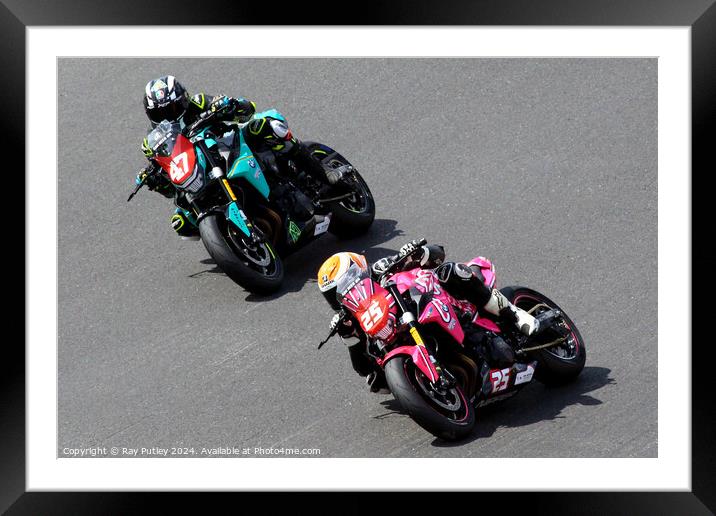 ABK Beer 0% BMW Motorrad F 900 R Cup - Brands Hatch 2023 Framed Mounted Print by Ray Putley