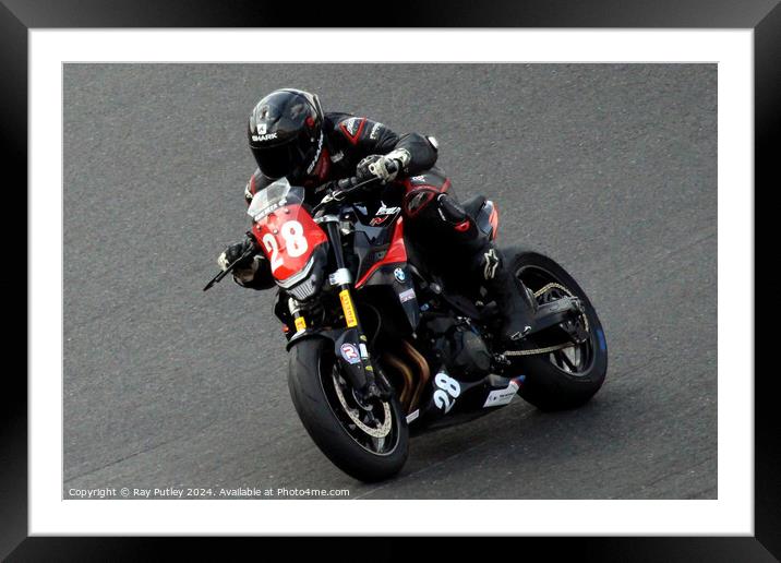 ABK Beer 0% BMW Motorrad F 900 R Cup - Brands Hatch 2023 Framed Mounted Print by Ray Putley