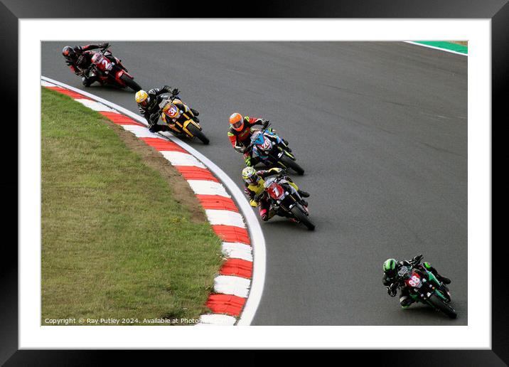 ABK Beer 0% BMW Motorrad F 900 R Cup - Brands Hatc Framed Mounted Print by Ray Putley