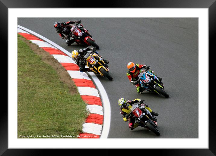 ABK Beer 0% BMW Motorrad F 900 R Cup - Brands Hatc Framed Mounted Print by Ray Putley