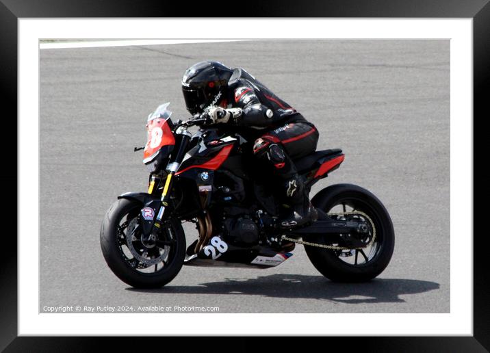 ABK Beer 0% BMW Motorrad F 900 R Cup - Brands Hatch 2023 Framed Mounted Print by Ray Putley