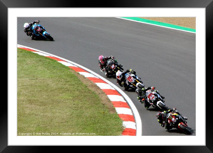 ABK Beer 0% BMW Motorrad F 900 R Cup - Brands Hatch 2023 Framed Mounted Print by Ray Putley