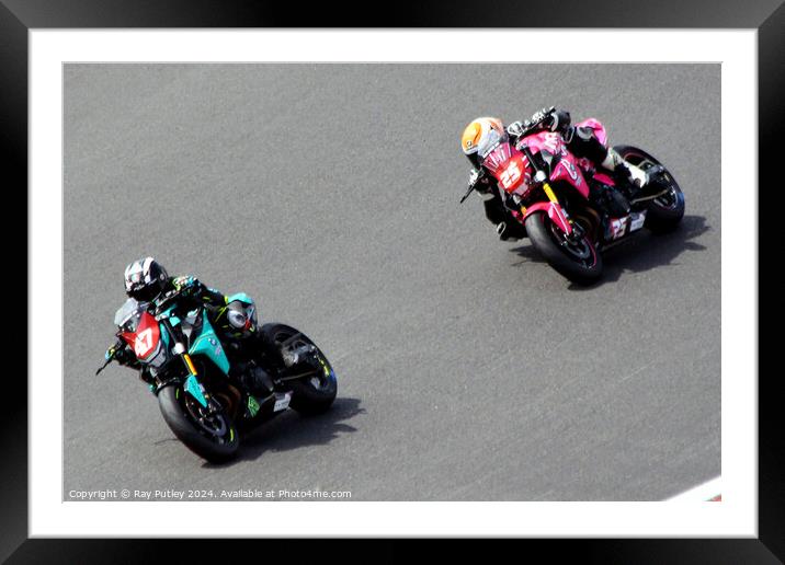 ABK Beer 0% BMW Motorrad F 900 R Cup - Brands Hatch 2023 Framed Mounted Print by Ray Putley