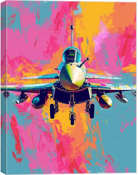 Eurofighter Typhoon Art Canvas Print by Airborne Images