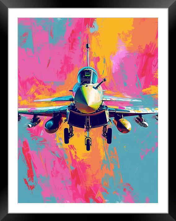 Eurofighter Typhoon Art Framed Mounted Print by Airborne Images