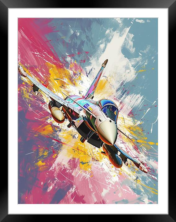 Eurofighter Typhoon Art Framed Mounted Print by Airborne Images