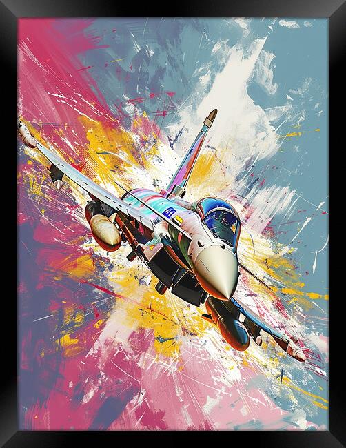 Eurofighter Typhoon Art Framed Print by Airborne Images