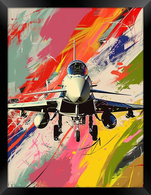 Eurofighter Typhoon Art Framed Print by Airborne Images