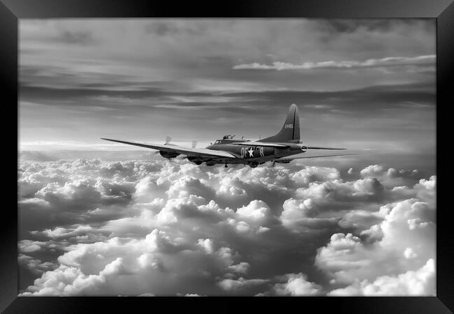 B17 Flying Fortress Sally B  Framed Print by J Biggadike