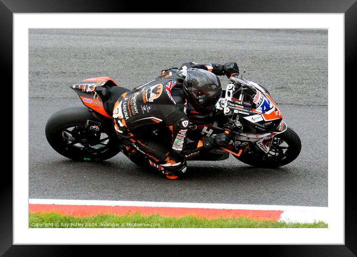 Quattro Group British Supersport & British GP2 - Brands Hatch 2023 Framed Mounted Print by Ray Putley