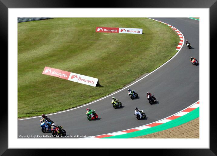 Quattro Group British Supersport & British GP2 - Brands Hatch 2023 Framed Mounted Print by Ray Putley
