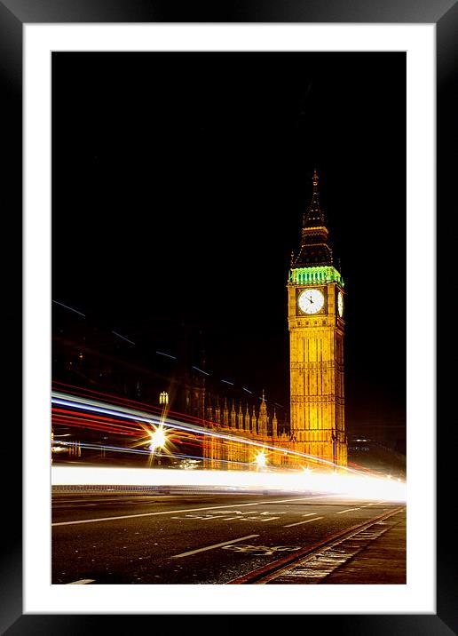 Westminster Clock Tower Framed Mounted Print by Phil Clements