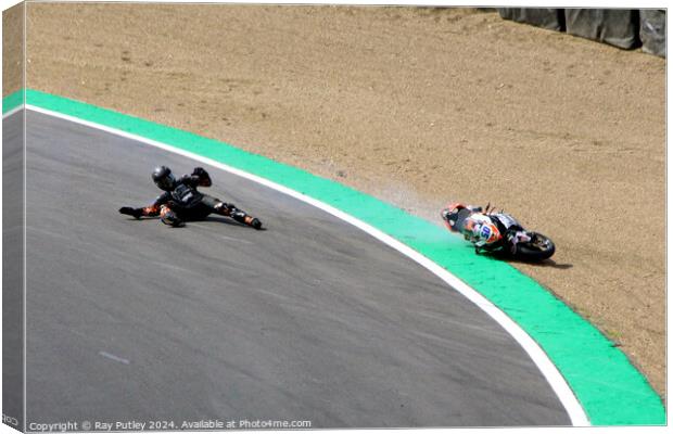 Quattro Group British Supersport & British GP2 - Brands Hatch 2023 Canvas Print by Ray Putley