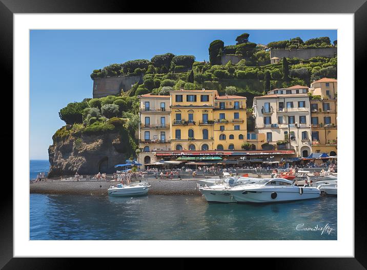 Sorrento Framed Mounted Print by Picture Wizard