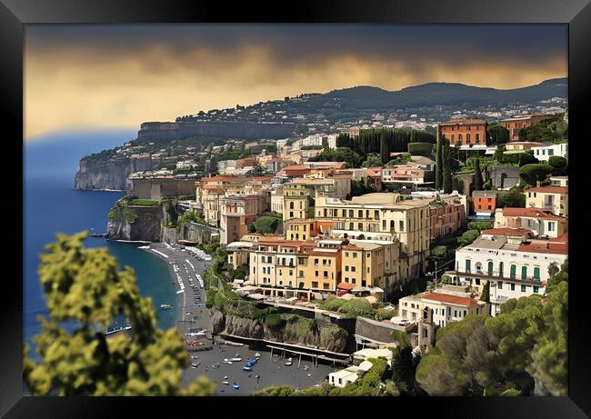 Sorrento Framed Print by Picture Wizard
