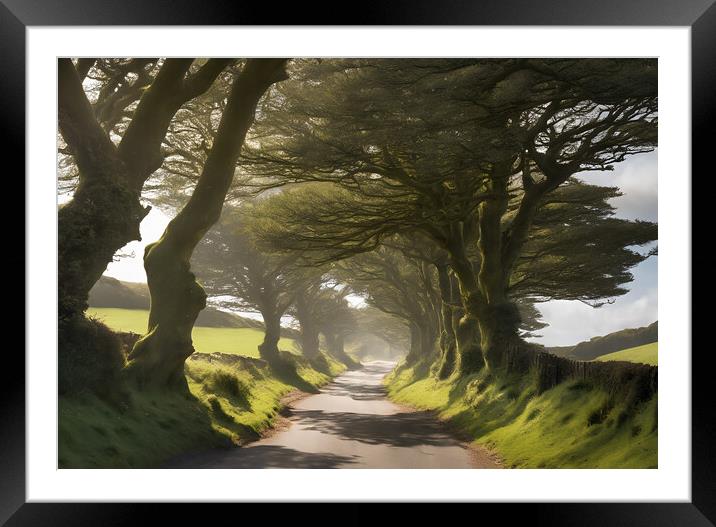 Avenue of Beech Trees Framed Mounted Print by Picture Wizard