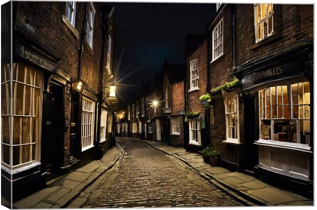 York Streets Canvas Print by Picture Wizard
