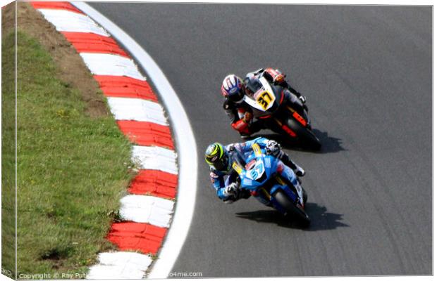 Quattro Group British Supersport & British GP2 - Brands Hatch 2023 Canvas Print by Ray Putley