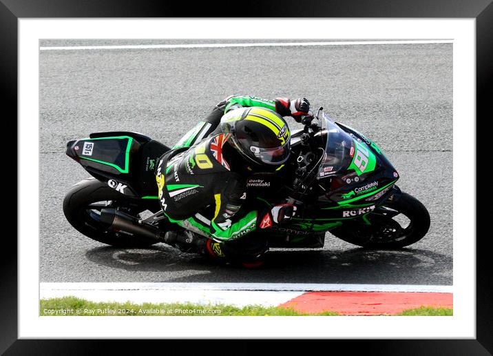 HEL Performance British Supersport Championship with Motocourse- Brands Hatch 2023 Framed Mounted Print by Ray Putley