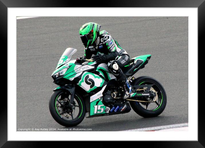 HEL Performance British Supersport Championship with Motocourse- Brands Hatch 2023 Framed Mounted Print by Ray Putley