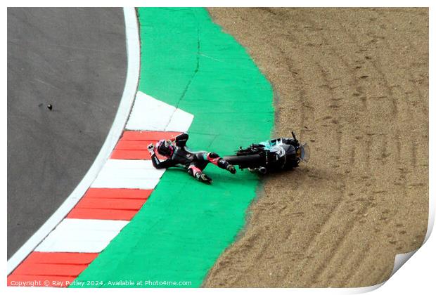 HEL Performance British Supersport Championship with Motocourse- Brands Hatch 2023 Print by Ray Putley