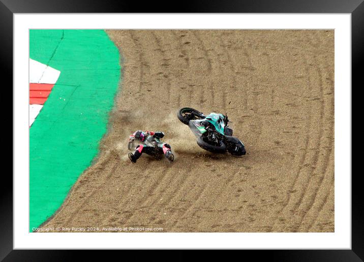 HEL Performance British Supersport Championship with Motocourse- Brands Hatch 2023 Framed Mounted Print by Ray Putley