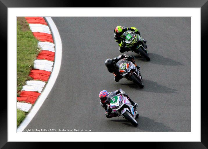 HEL Performance British Supersport Championship with Motocourse- Brands Hatch 2023 Framed Mounted Print by Ray Putley