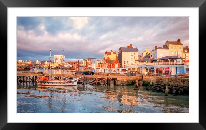 Bridlington Seafront Yorkshire Coast Framed Mounted Print by Tim Hill
