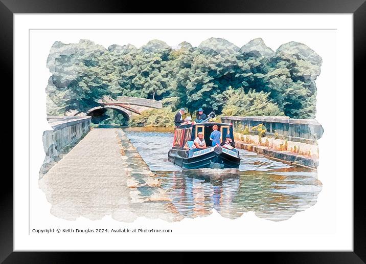 Bridge 108, Lancaster Canal Framed Mounted Print by Keith Douglas
