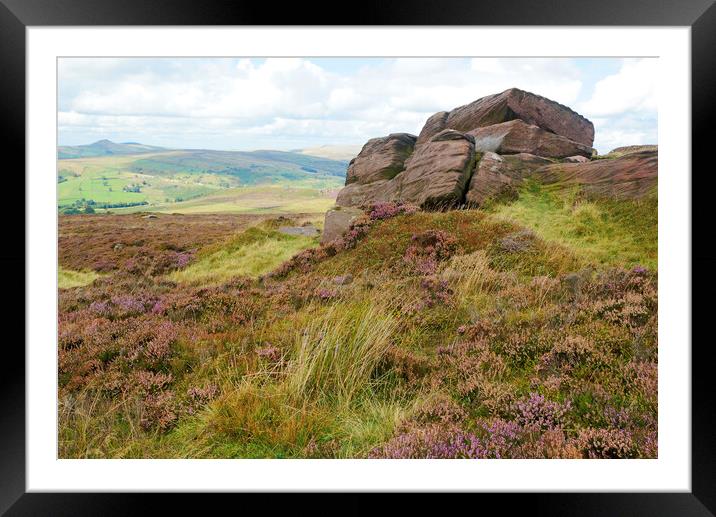 The Staffordshire Roaches Framed Mounted Print by David Birchall