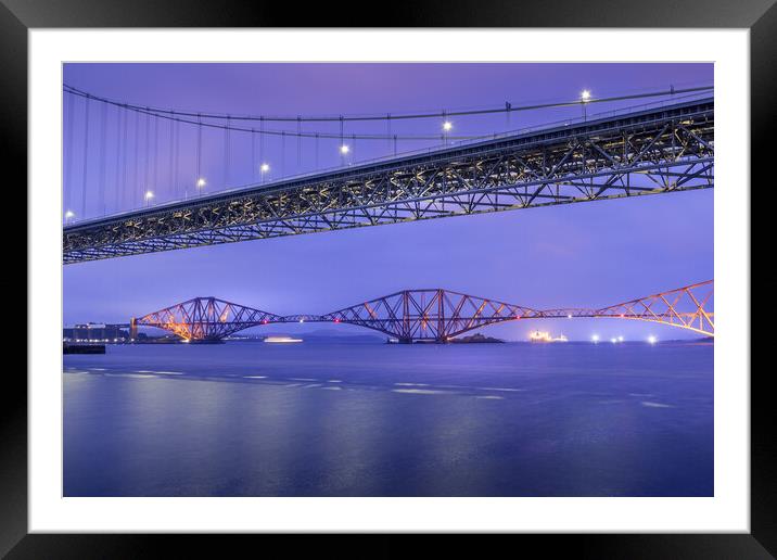 Forth Bridge Framed Mounted Print by chris smith