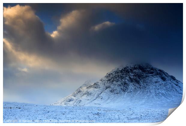 Buachaille Etive Mor Highland Scotland  Print by Geraint Tellem ARPS