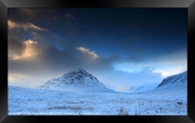 Buachaille Etive Mor Highland Scotland  Framed Print by Geraint Tellem ARPS