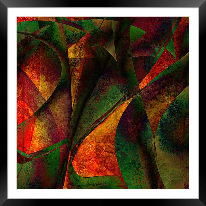 Moving into Autumn Framed Mounted Print by Amanda Moore