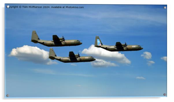C-130J Hercules Acrylic by Tom McPherson